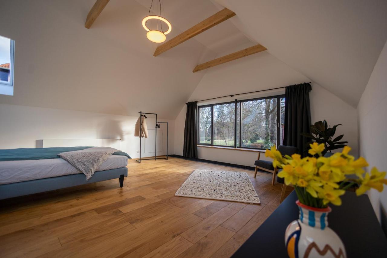 Modernes Ferien- Und Messezimmer In Idyllischer Lage 노드스템멘 외부 사진
